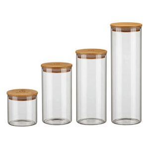 Kit de potes herméticos 4 peças
