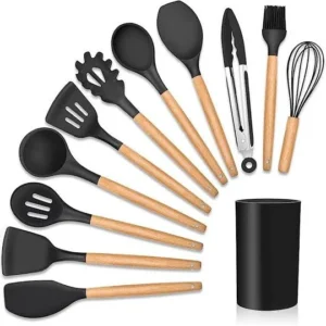Conjunto de Colheres Grandes - Silicone