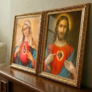 Quadros - Coração de Jesus e Maria